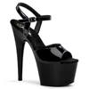 Pleaser - ADORE709 KnöchelriemenSandale, Poledance Schuhe - Pole dance schuhe - Schwarz Product image